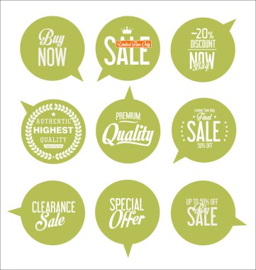 Kağıt Satılık çıkartma koleksiyonu