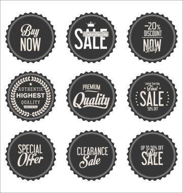 Satılık fiyat etiketi koleksiyonu