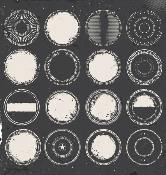 グランジ スタンプ コレクション — ストックベクタ