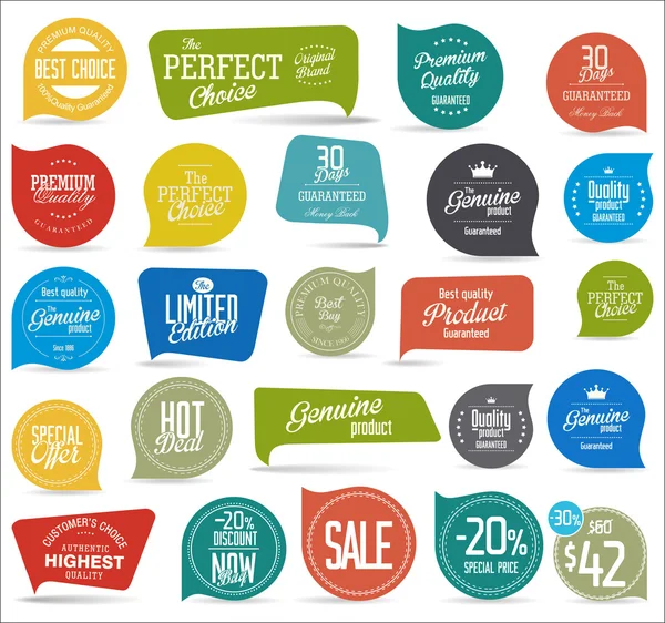 Moderne badges collectie — Stockvector