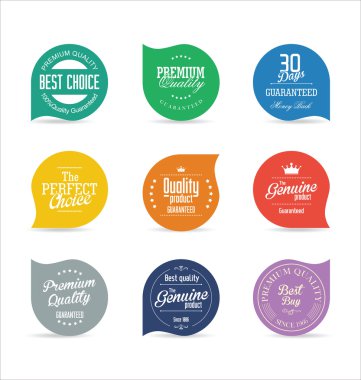 Satılık fiyat etiketi modern tasarım koleksiyonu