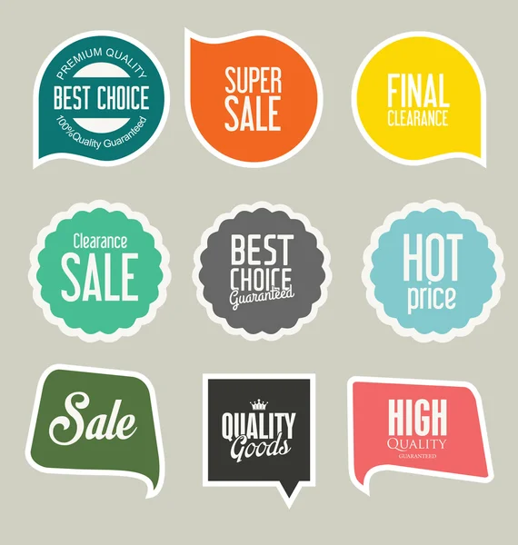 Moderne badges collectie — Stockvector