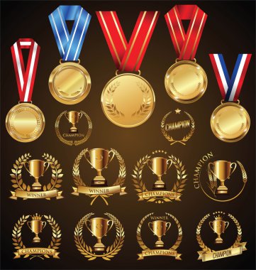 Vektör Ödülleri ve kupa koleksiyonu