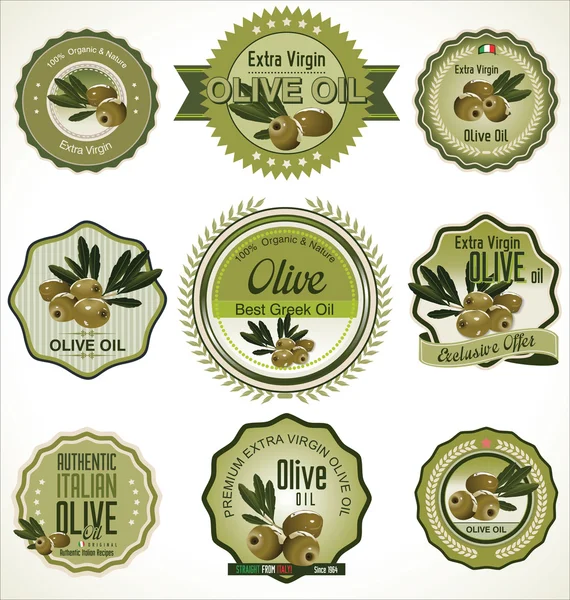 Sfondo oliva — Vettoriale Stock
