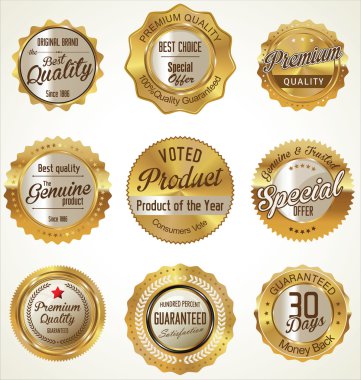 Premium Kalite retro etiketleri