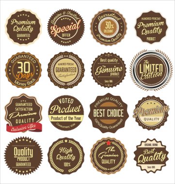 Premium Kalite retro etiketleri