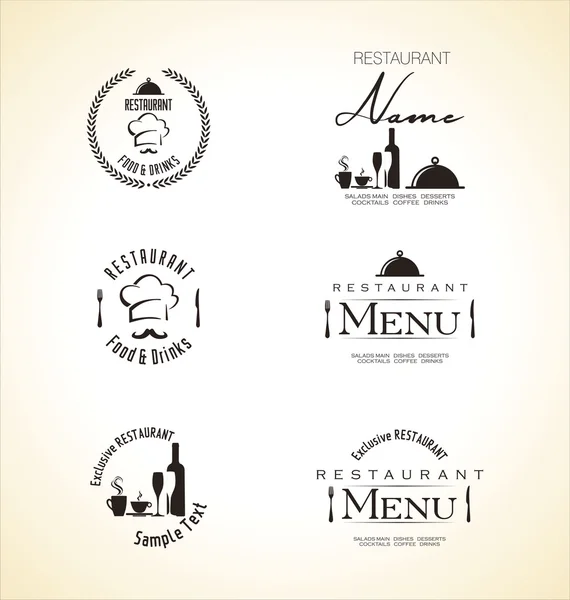 Diseño de menú de restaurante — Vector de stock