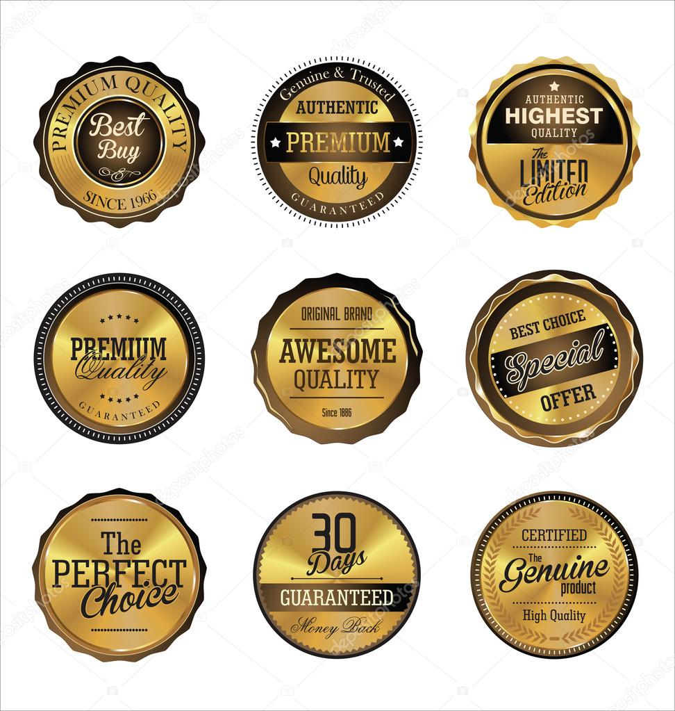 Premium Quality retro Labels collection