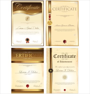 sertifika şablon koleksiyonu