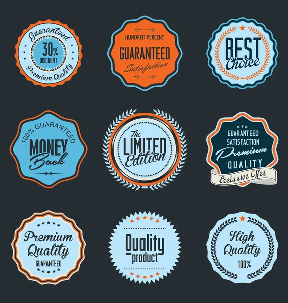 Premium Kalite retro etiketi