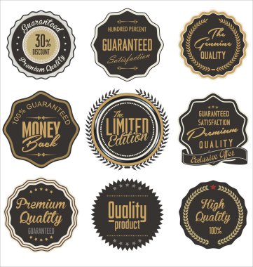 Premium Kalite etiketleri