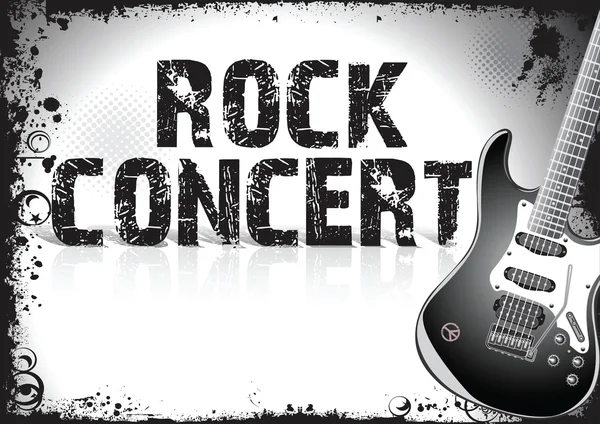 Affiche concert rock — Image vectorielle