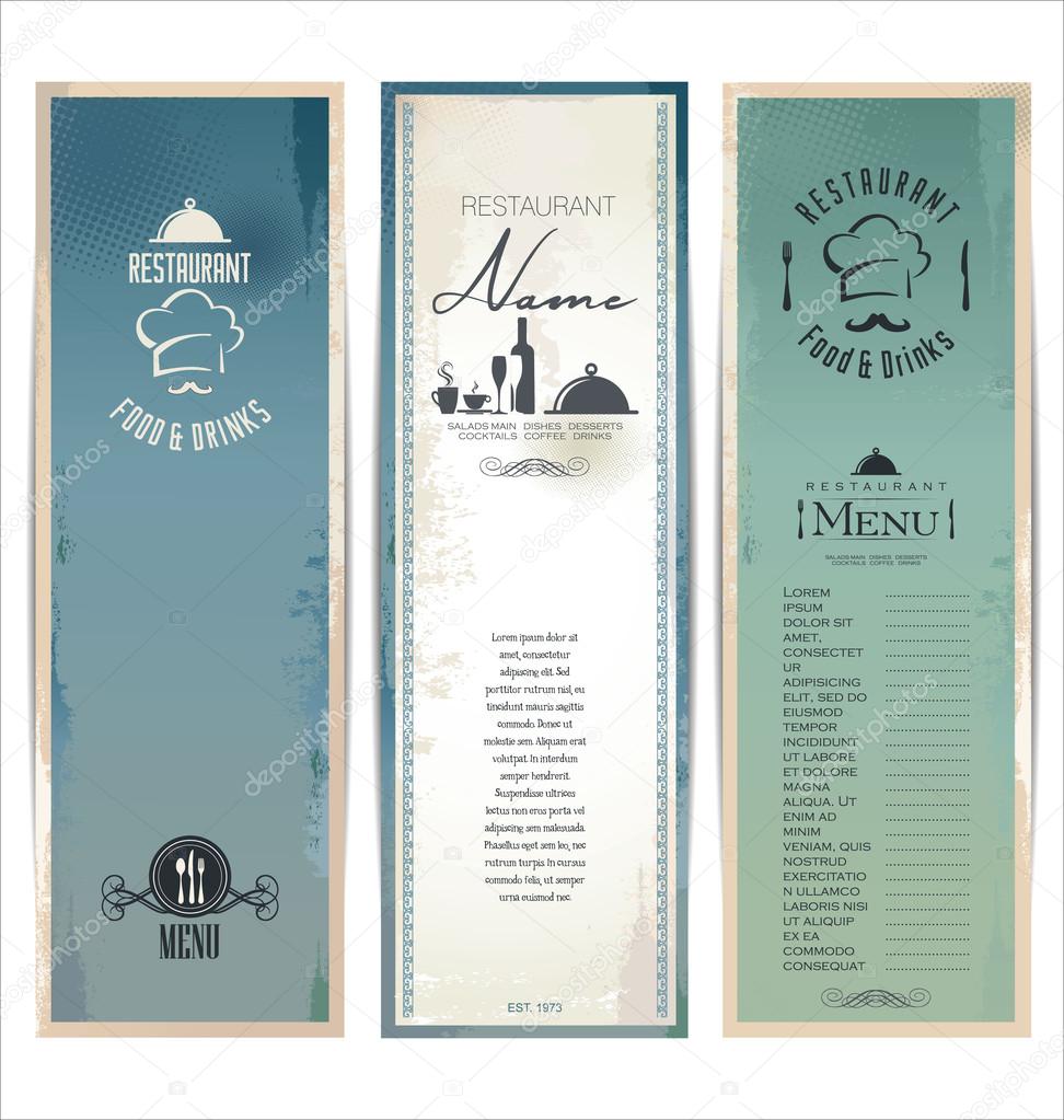 Restaurant menu design