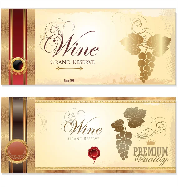 Wine banner — Stock Vector