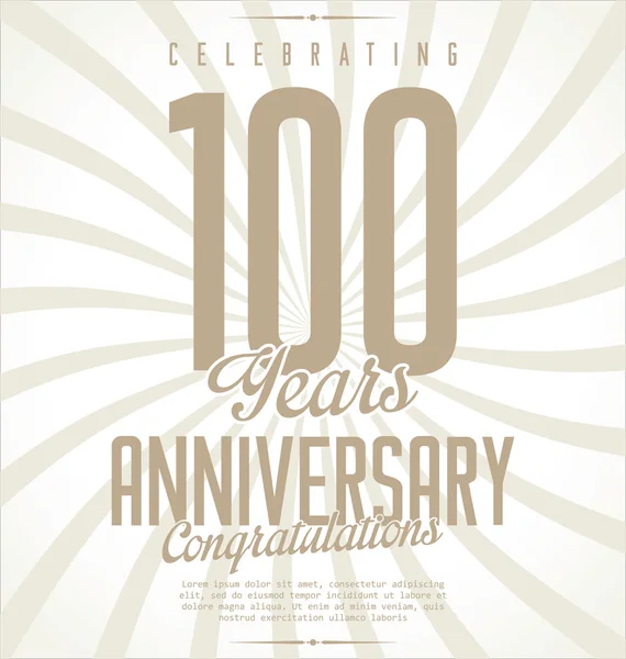 Anniversary label collection — Stock Vector