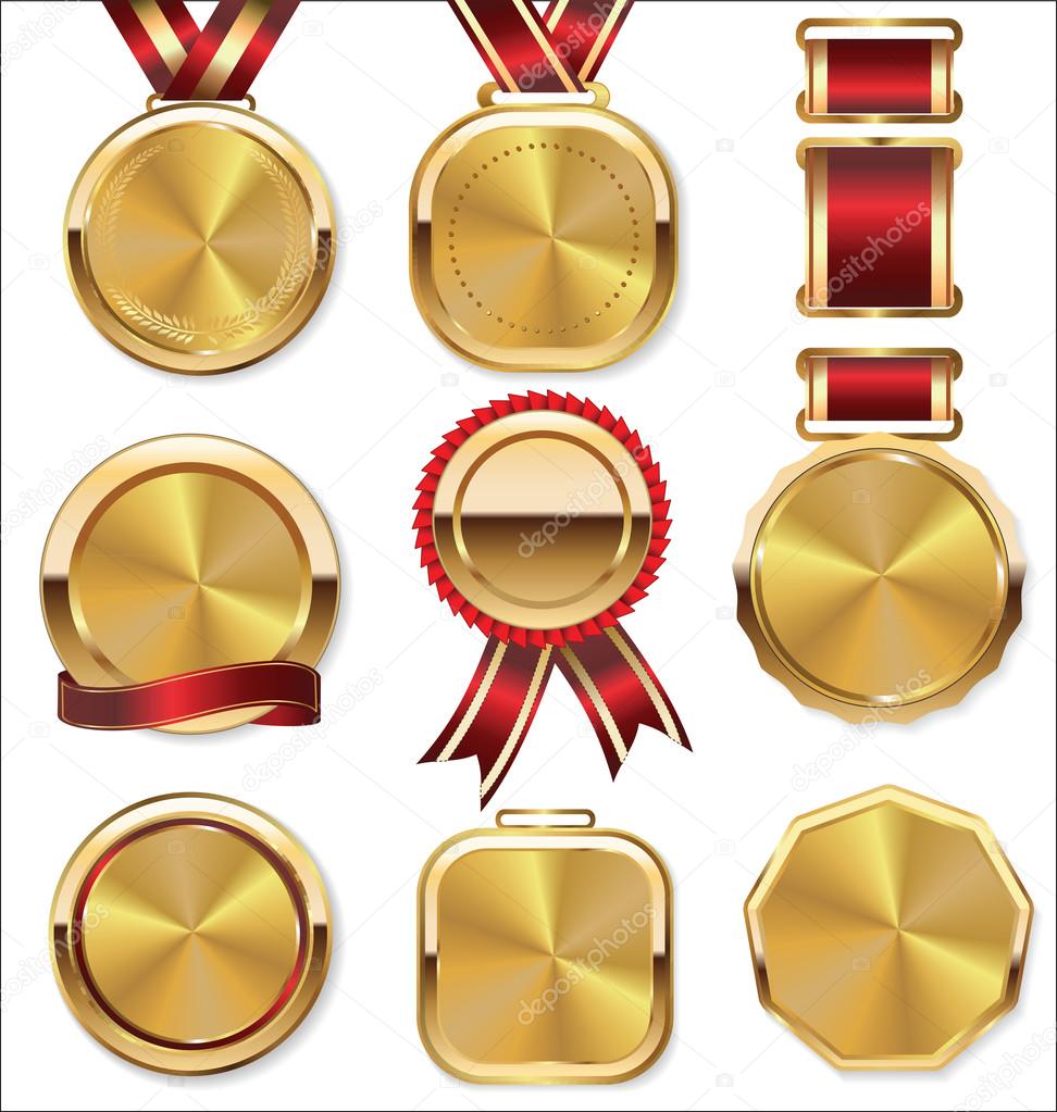 Collection of Golden medals