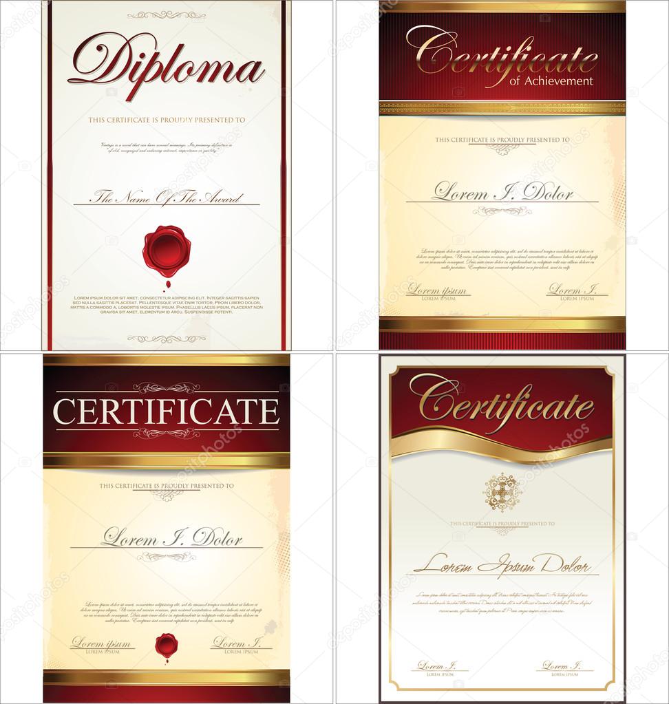 Certificate template collection