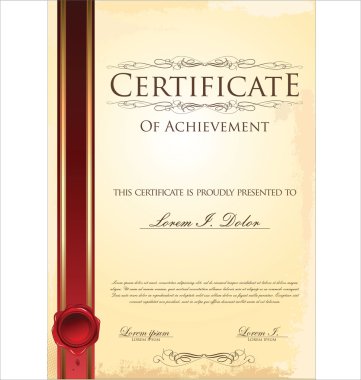 boş sertifika şablonu