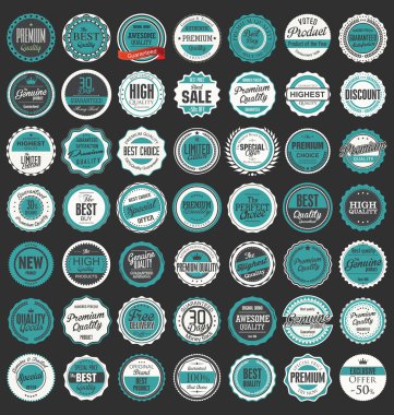 Eski etiketler koleksiyonu