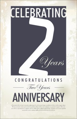Anniverasary arka plan, 2 yıl