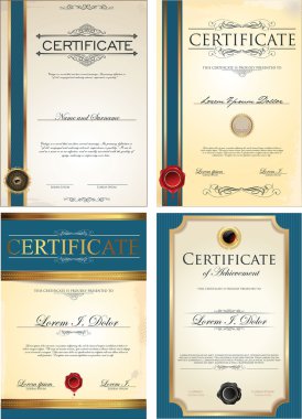 Sertifika şablonları