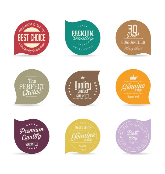 Collection de badges modernes — Image vectorielle