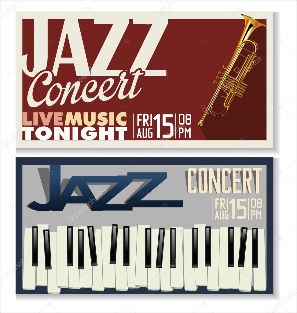 Jazz music festival, poster