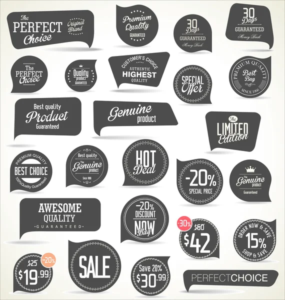Modern badges collection — Stock Vector