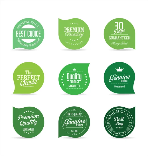 Collection de badges modernes — Image vectorielle