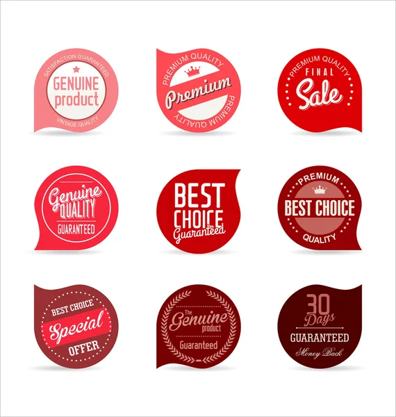 Modern badges collection — Stock Vector