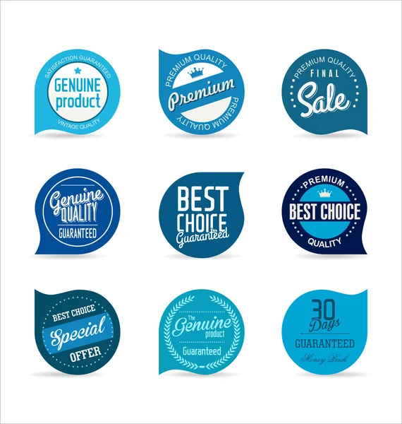 Modern badges collection — Stock Vector