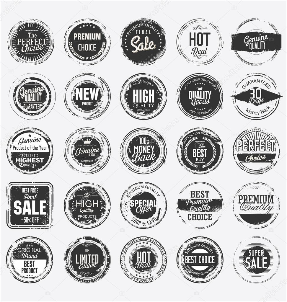 Grunge rubber stamp premium quality collection