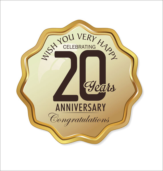 Ретро-золотая этикетка
