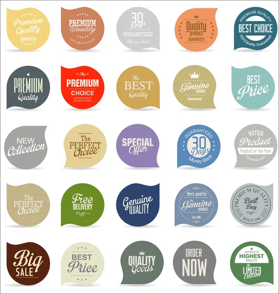 Moderne badges collectie — Stockvector