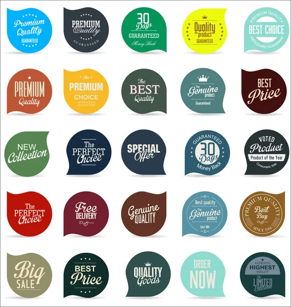 Moderne badges collectie — Stockvector