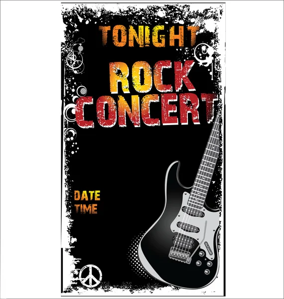 Muziek Concert Poster — Stockvector