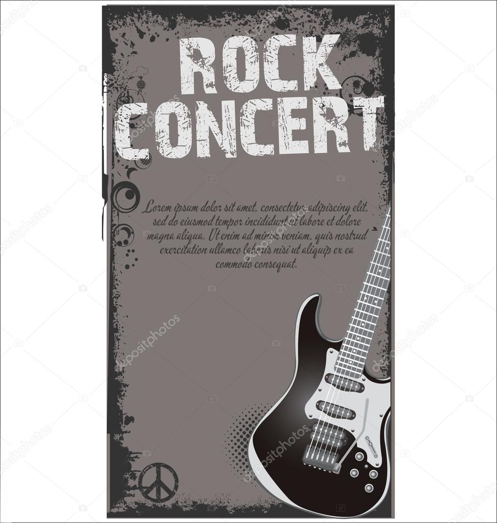 Music concert poster