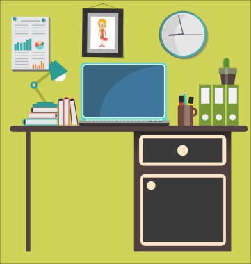 İşyeri Tasarımcısı düz tasarım