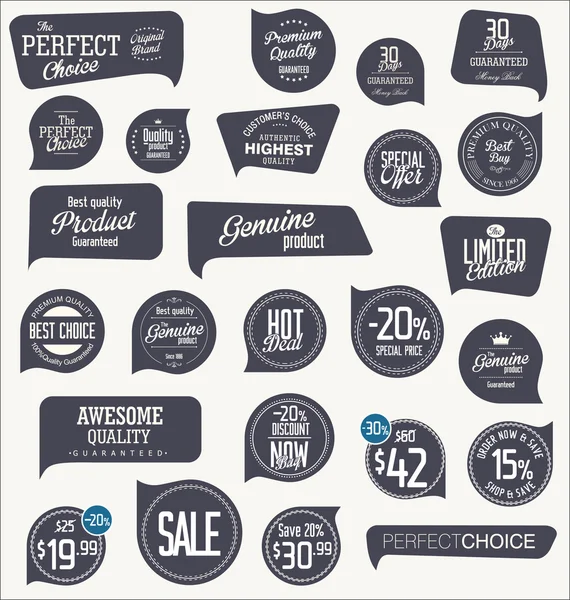 Sale Labels modern collection — Stock Vector