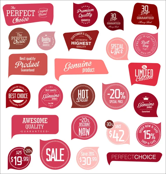 Sale Labels modern collection — Stock Vector