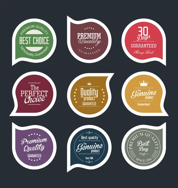 Collection de badges modernes — Image vectorielle