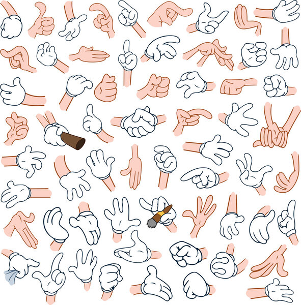 Cartoon Hands Pack 2