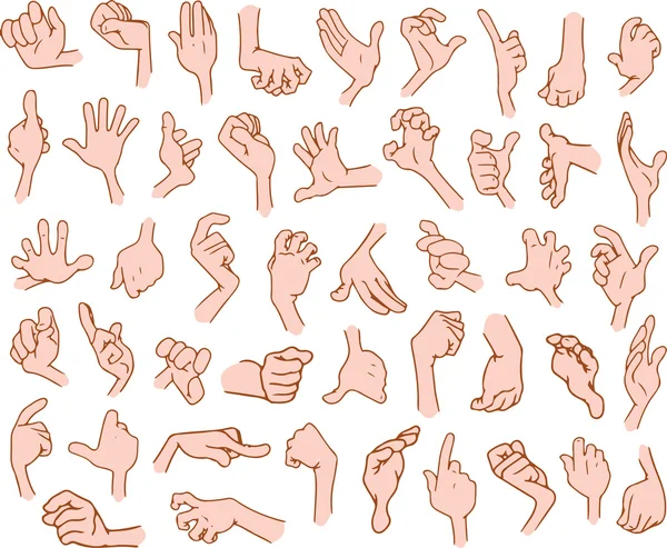 Manos de dibujos animados imágenes de stock de arte vectorial | Depositphotos Manos de dibujos animados imágenes de stock de arte vectorial | Depositphotos