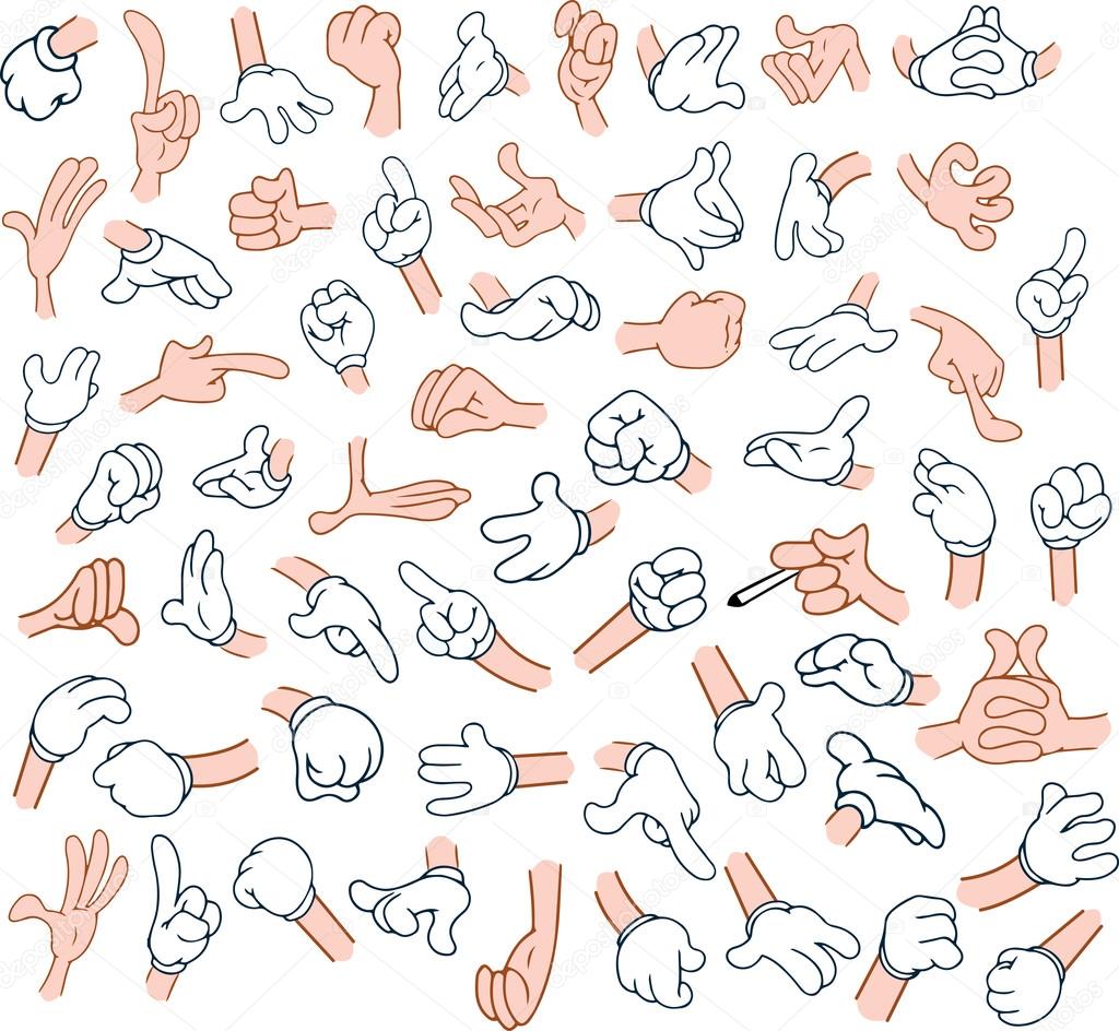 Manos de dibujos animados imágenes de stock de arte vectorial | Depositphotos Manos de dibujos animados imágenes de stock de arte vectorial | Depositphotos