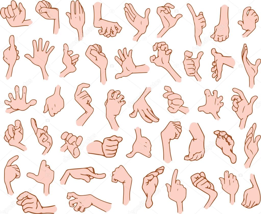 Cartoon Hands Pack 3