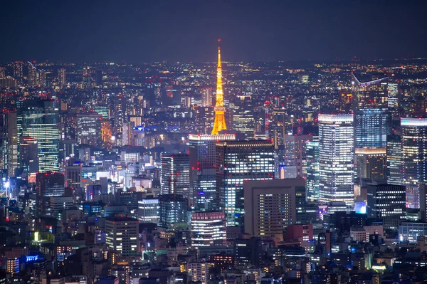 흐릿하게 빛나는 일본의 사무실 추상적 — 스톡 사진