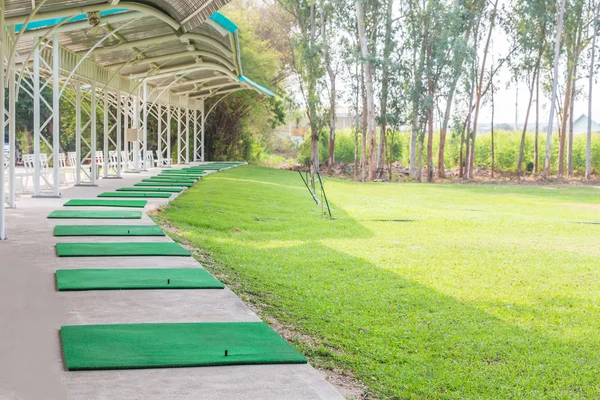 Golf sürüş için temel yeşil alan.