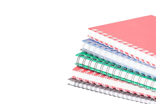 Notebook renkli yığını.