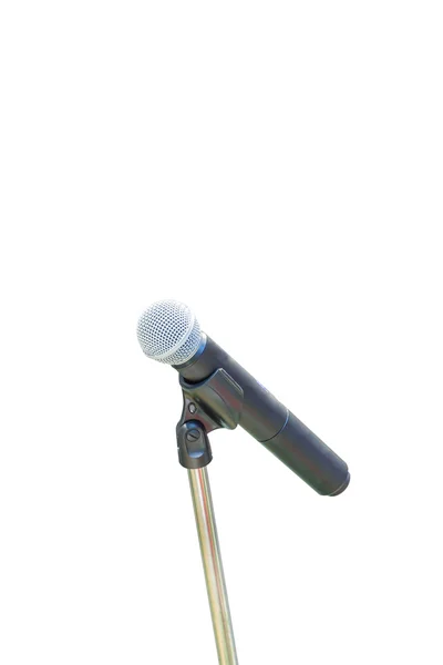 Old microphone isolated image. — Stock Photo, Image