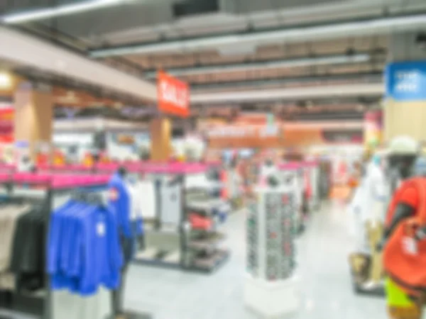 İç süpermarket blur görüntü.